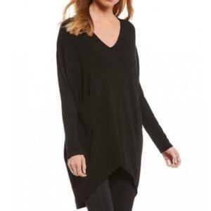 Bryn Walker Black Long Sleeve Alexis Tunic Sz.M